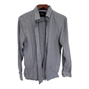 Men's Black and White Checkered Shirt size XL